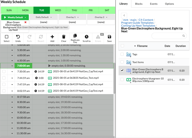 ComingUpNext_Schedule